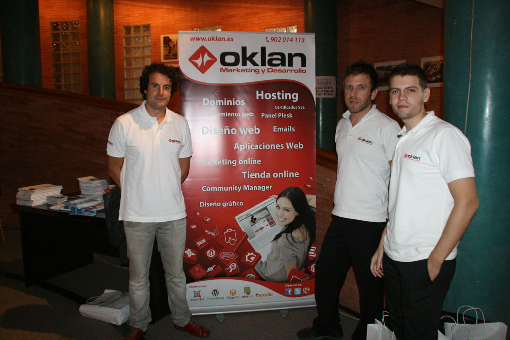 Oklan en el evento JoomlaDay 2012 España