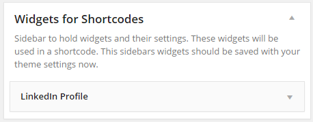 widget arm shortcode any widget en WordPress